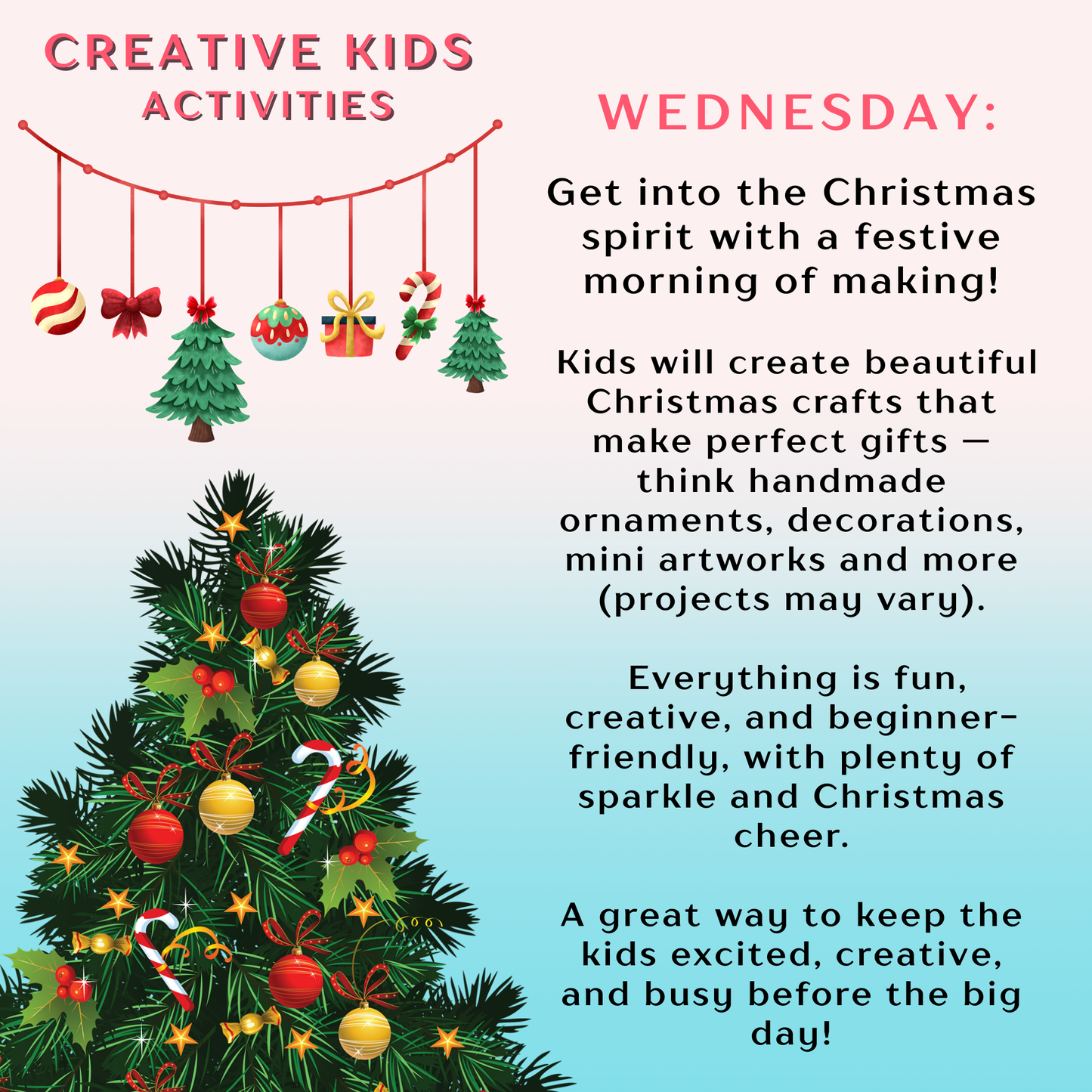 Creative Kids - Holiday Art Workshops