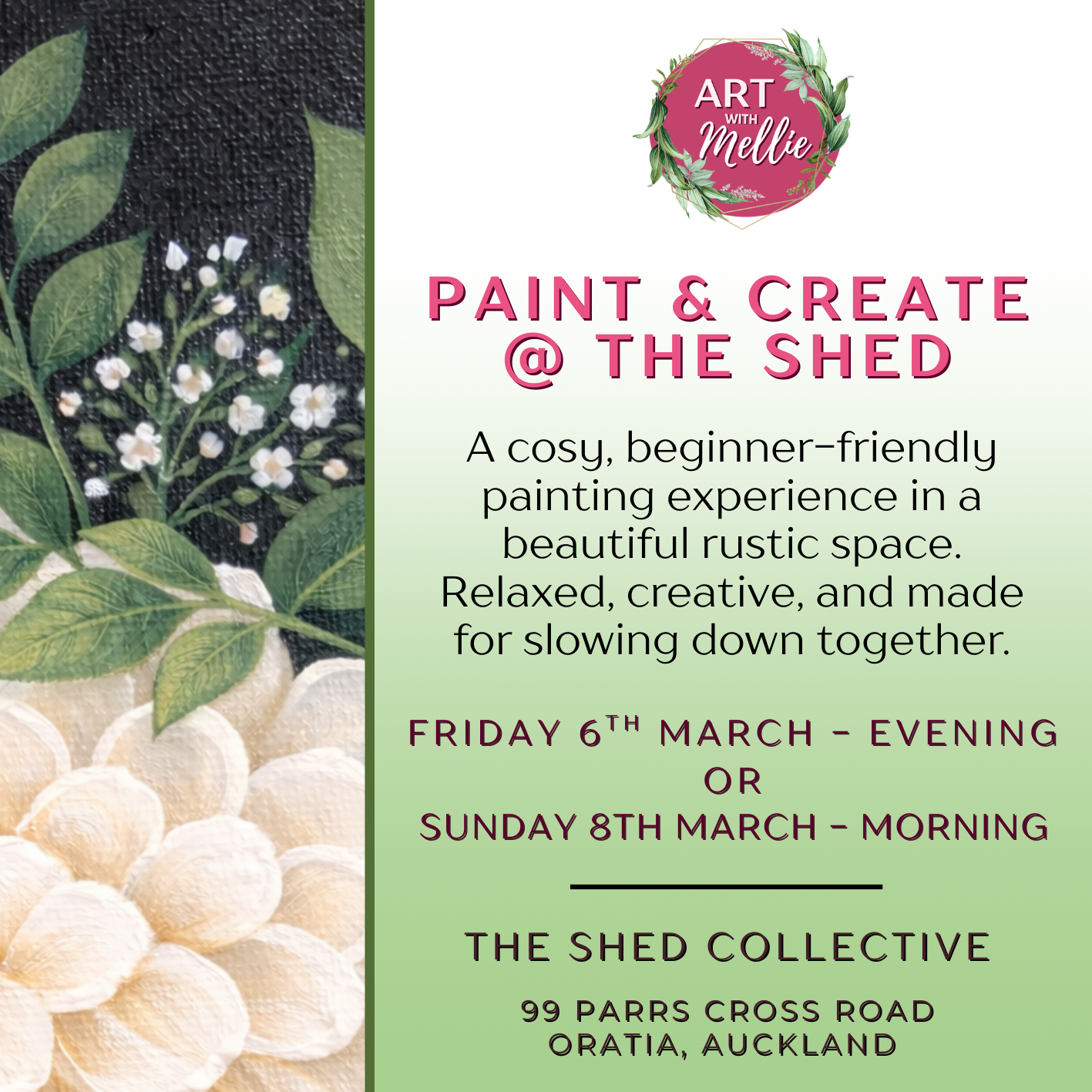 Paint & Create @ The Shed