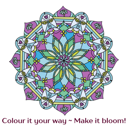 'Springtime Mandala' Bloom Board