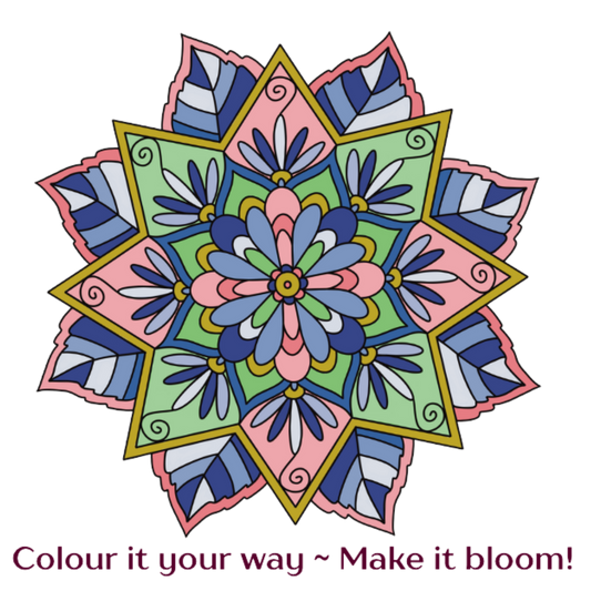 'Starburst Mandala' Bloom Board