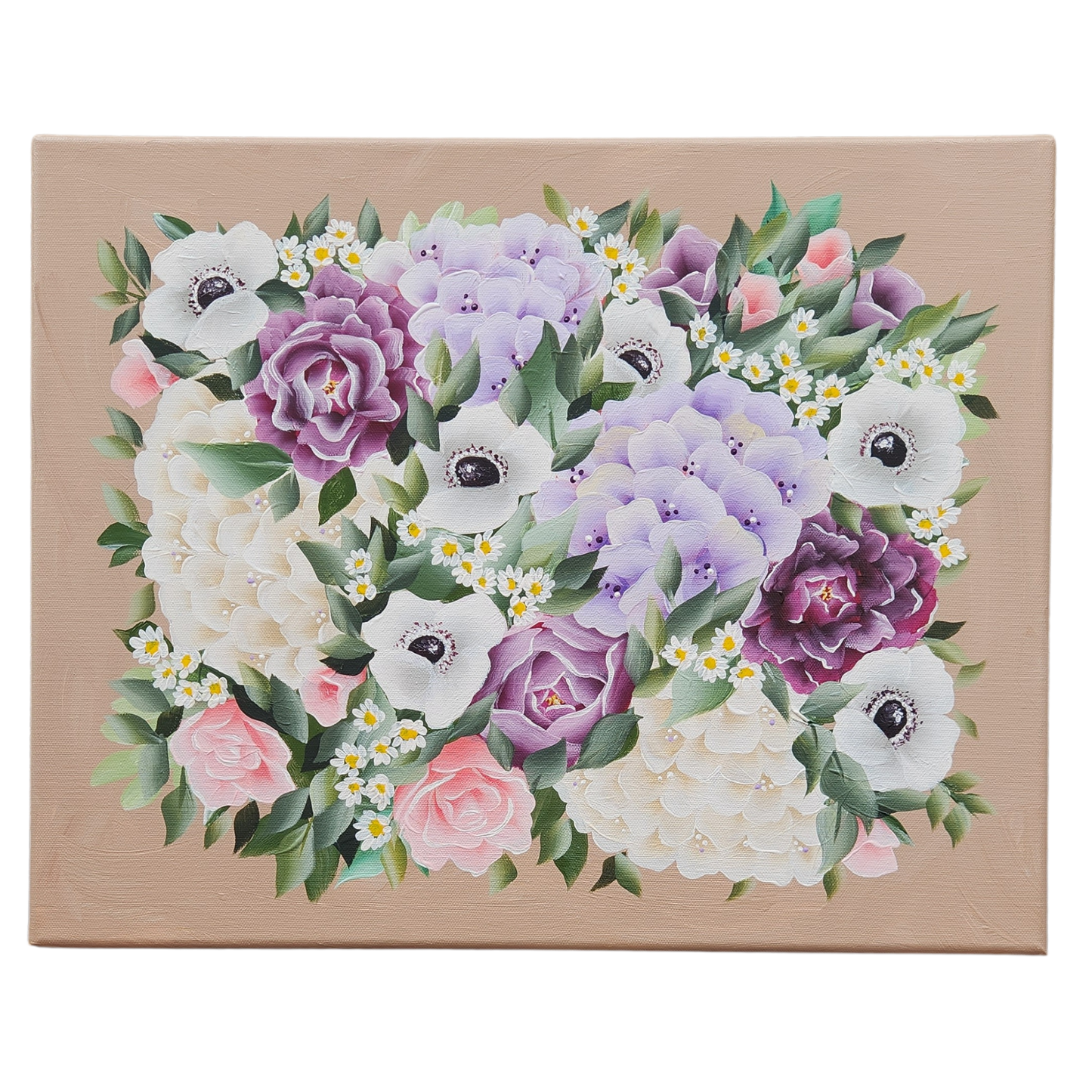 Canvas Rectangle - Handpainted Original 40x50cm