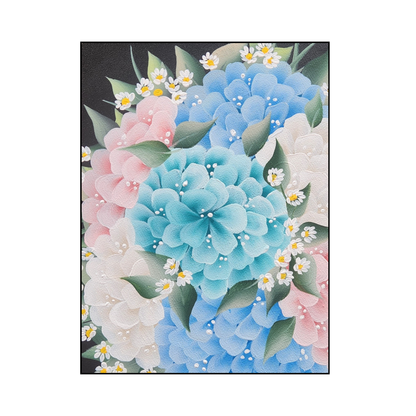 Canvas Round - Handpainted Original 40cm