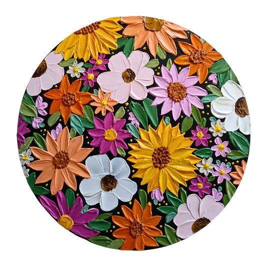Canvas Round - Textured Original 40cm