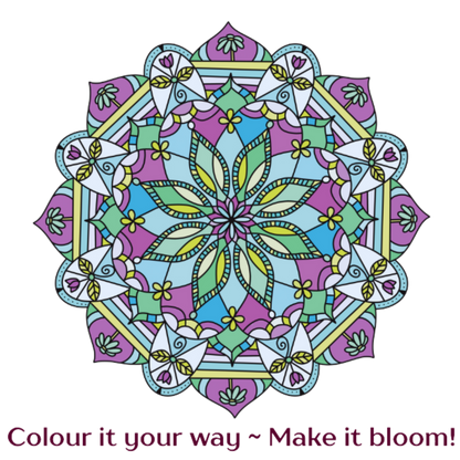 'Springtime Mandala' Bloom Board