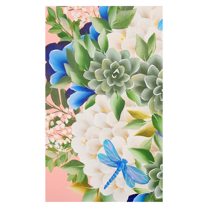 Canvas Round - Handpainted Original 50cm