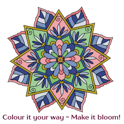 'Starburst Mandala' Bloom Board