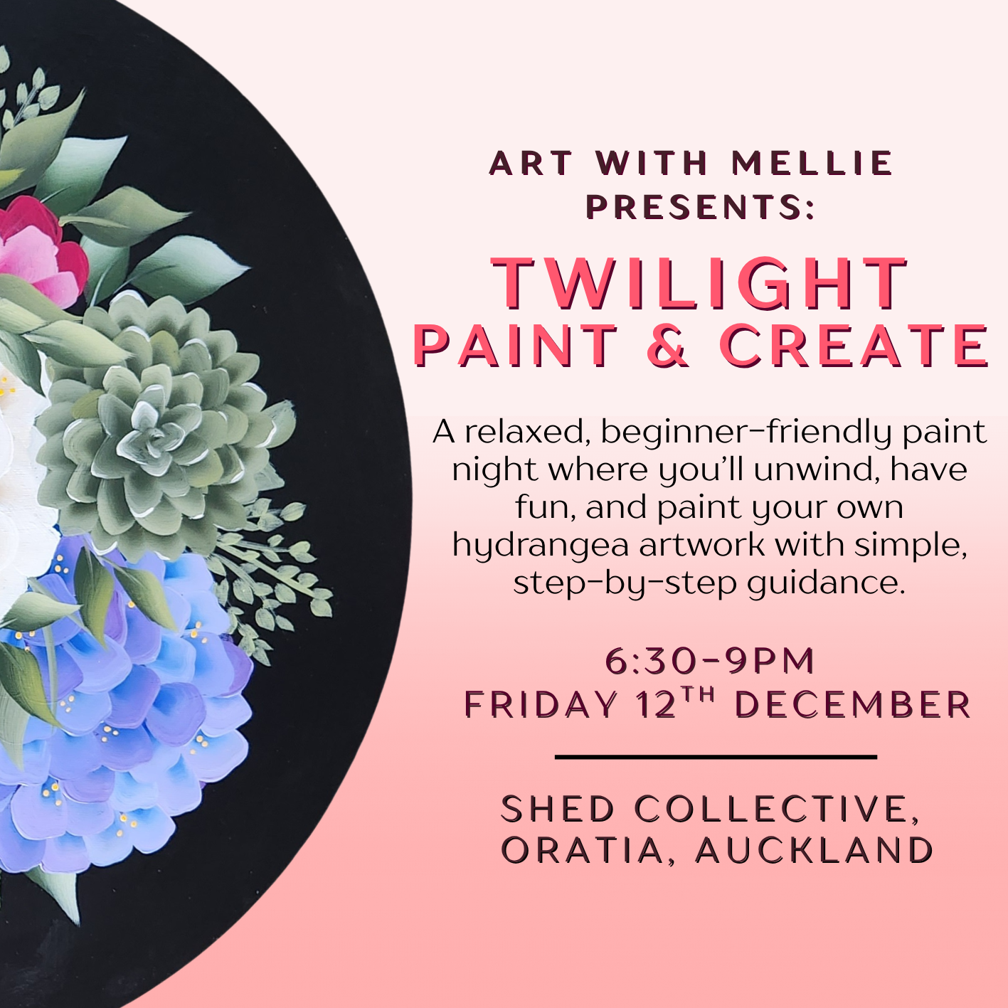 WEST AUCKLAND EVENT: Twilight Paint & Create