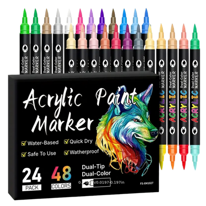 Acrylic Paint Pens - 48 colours!